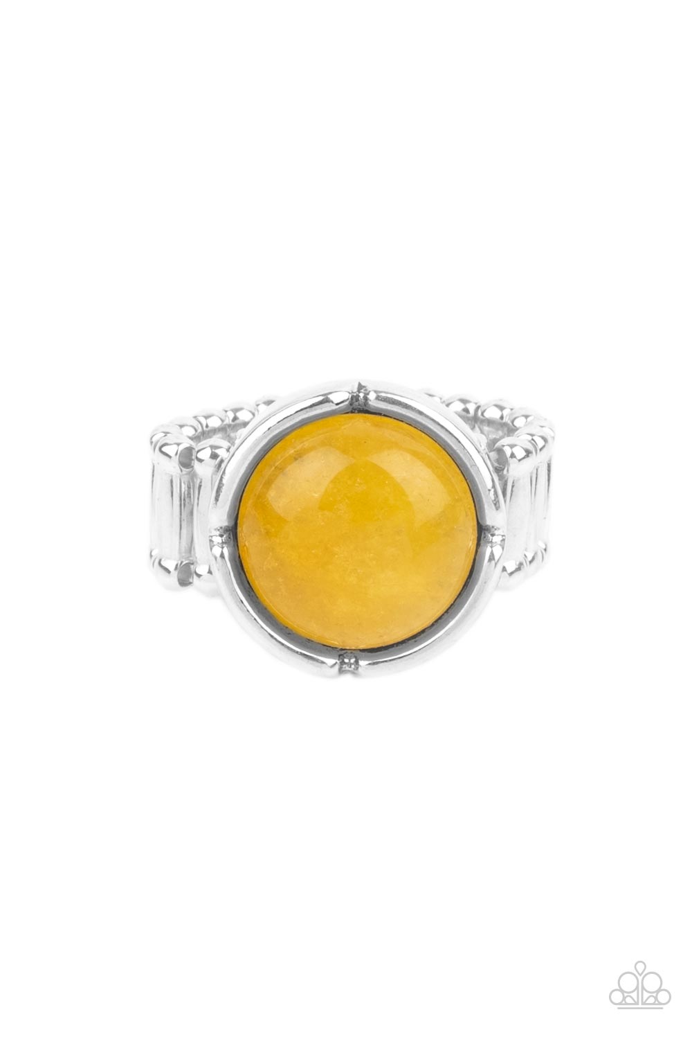 Dreamy Dunes Paparazzi Accessories Ring Yellow