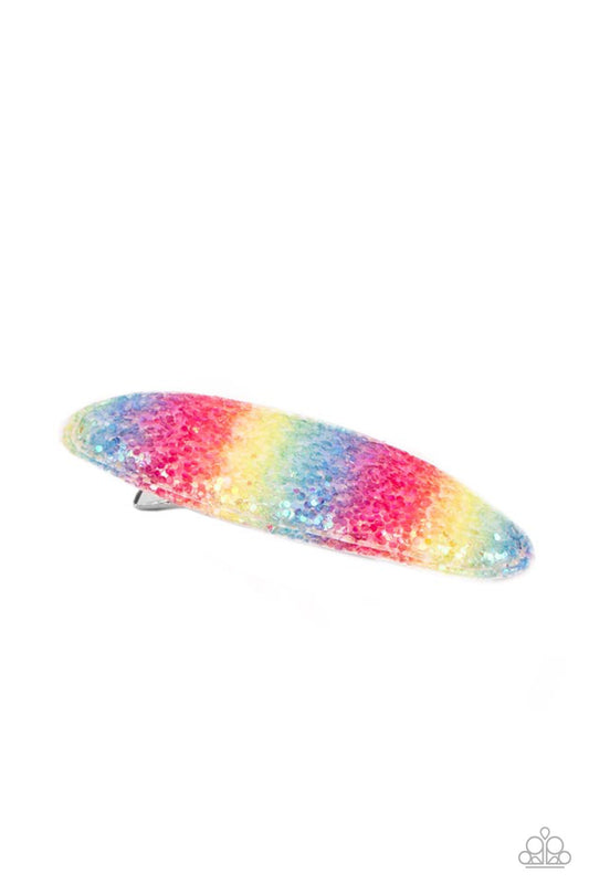 Rainbow Pop Summer Paparazzi Accessories Hair Clip - Multi