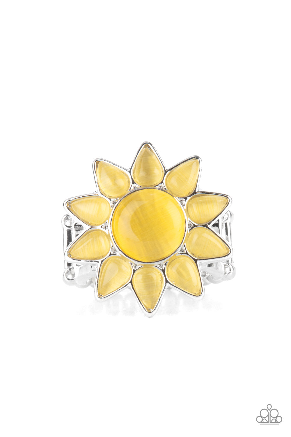 Blossoming Sunbeams Paparazzi Accessories Ring Yellow