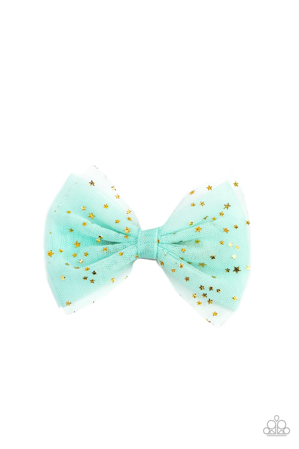 Twinkly Tulle Paparazzi Accessories Hair Clip - Green