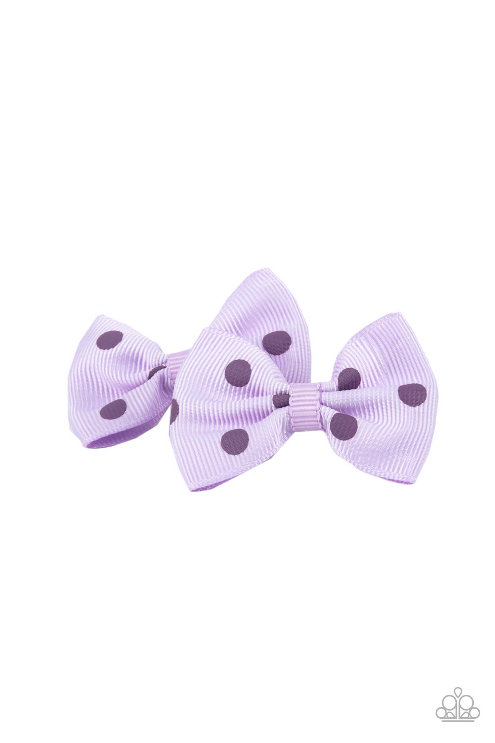 Polka Dot Drama Paparazzi Accessories Hair Clip Purple