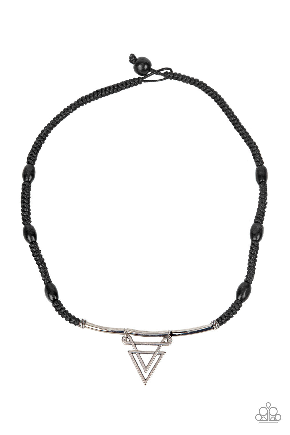 Arrowed Admiral Paparazzi Accessories Necklace  Black