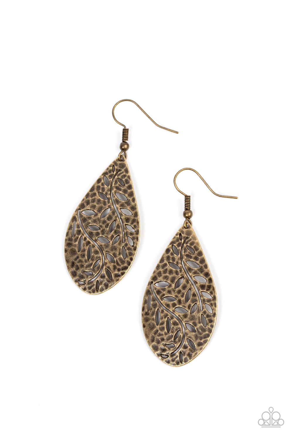 Vineyard Vanity Paparazzi Accessories Earrings - Brass