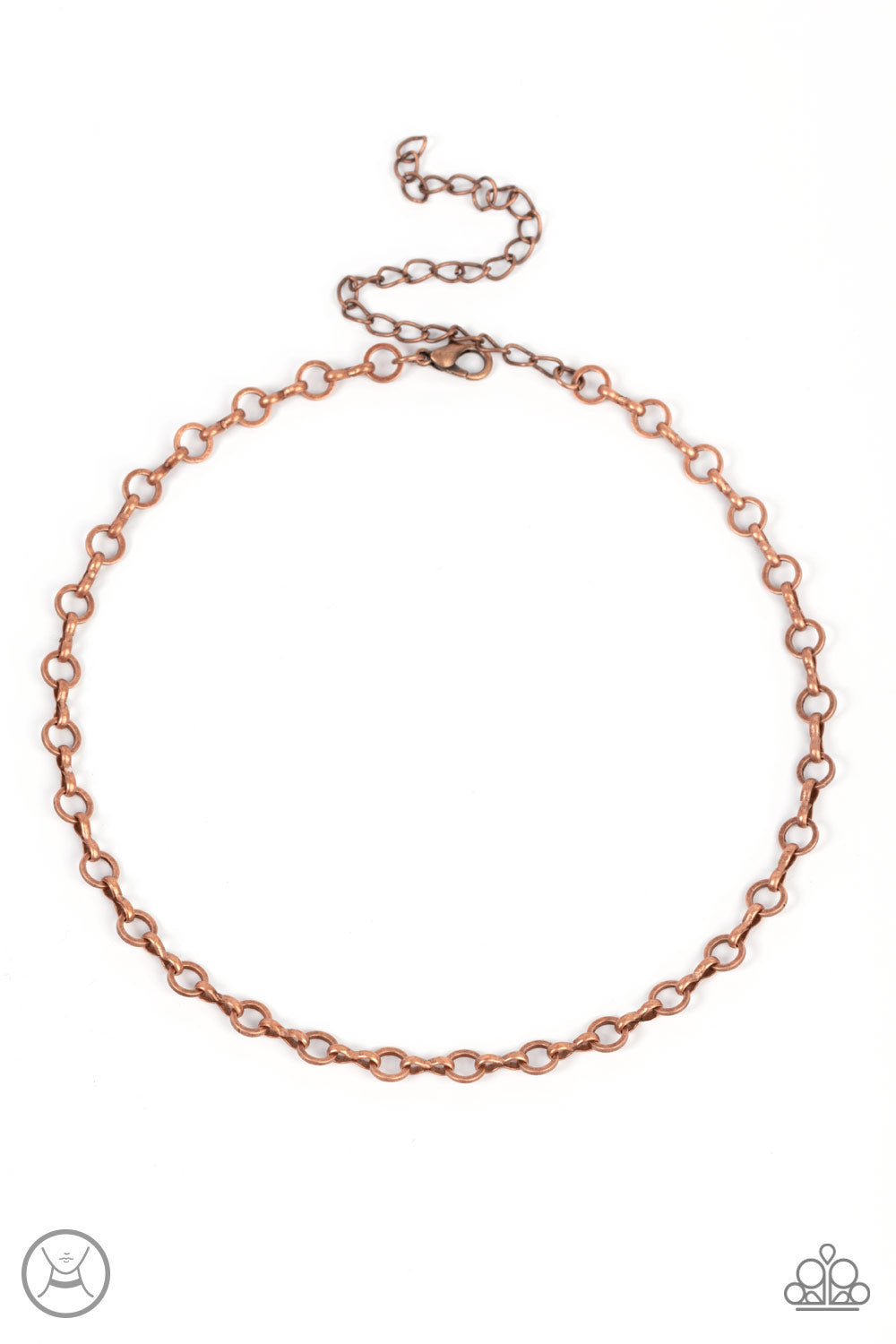 Keepin it Chic Paparazzi Accessories Choker with Earrings -Copper