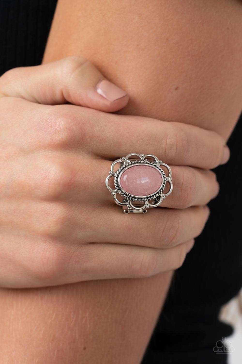 Gemstone Eden Paparazzi Accessories Ring Pink