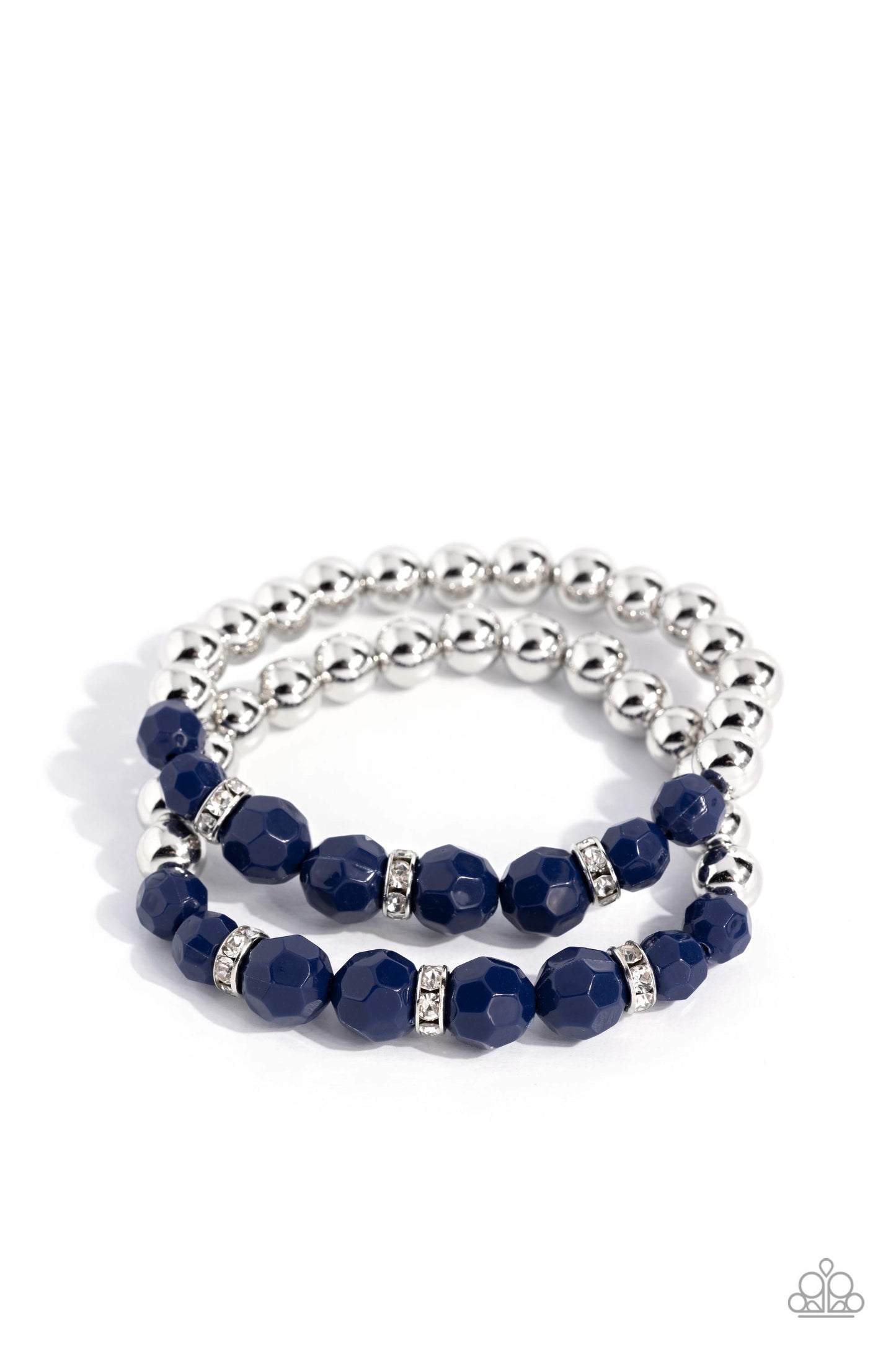 Two by Two Twinkle Paparazzi Accessories Bracelet - Blue