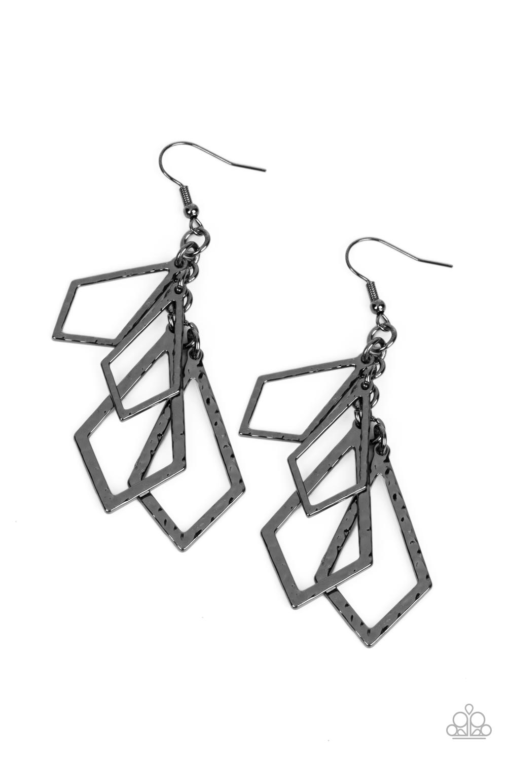 Totally TERRA-ific Paparazzi Accessories Earrings Black