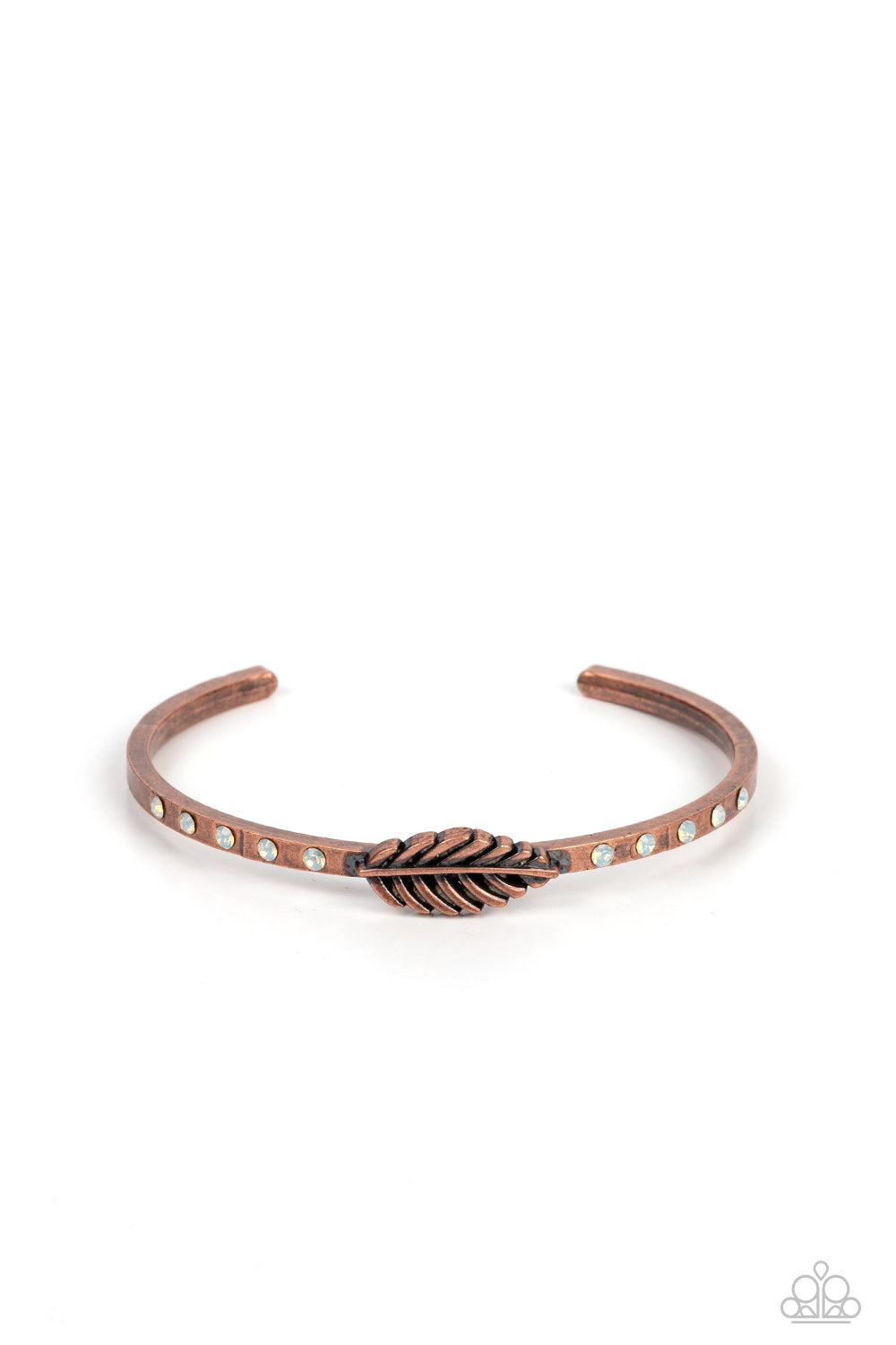 Free-Spirited Shimmer Paparazzi Accessories Bracelet Copper