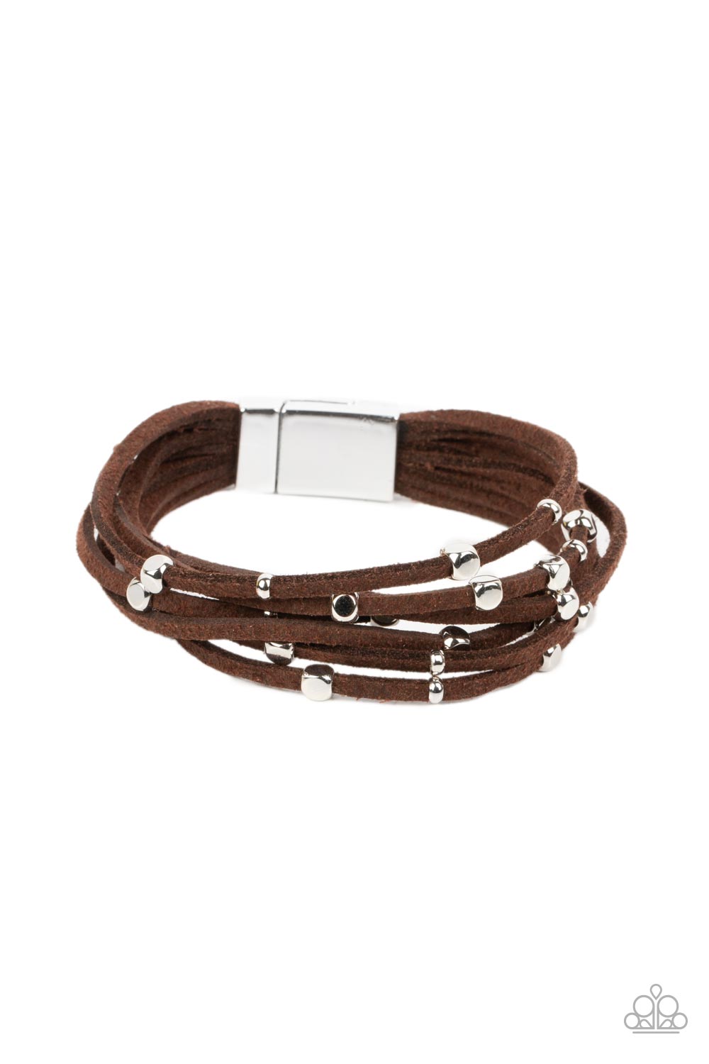 Clustered Constellations Paparazzi Accessories Bracelet Brown