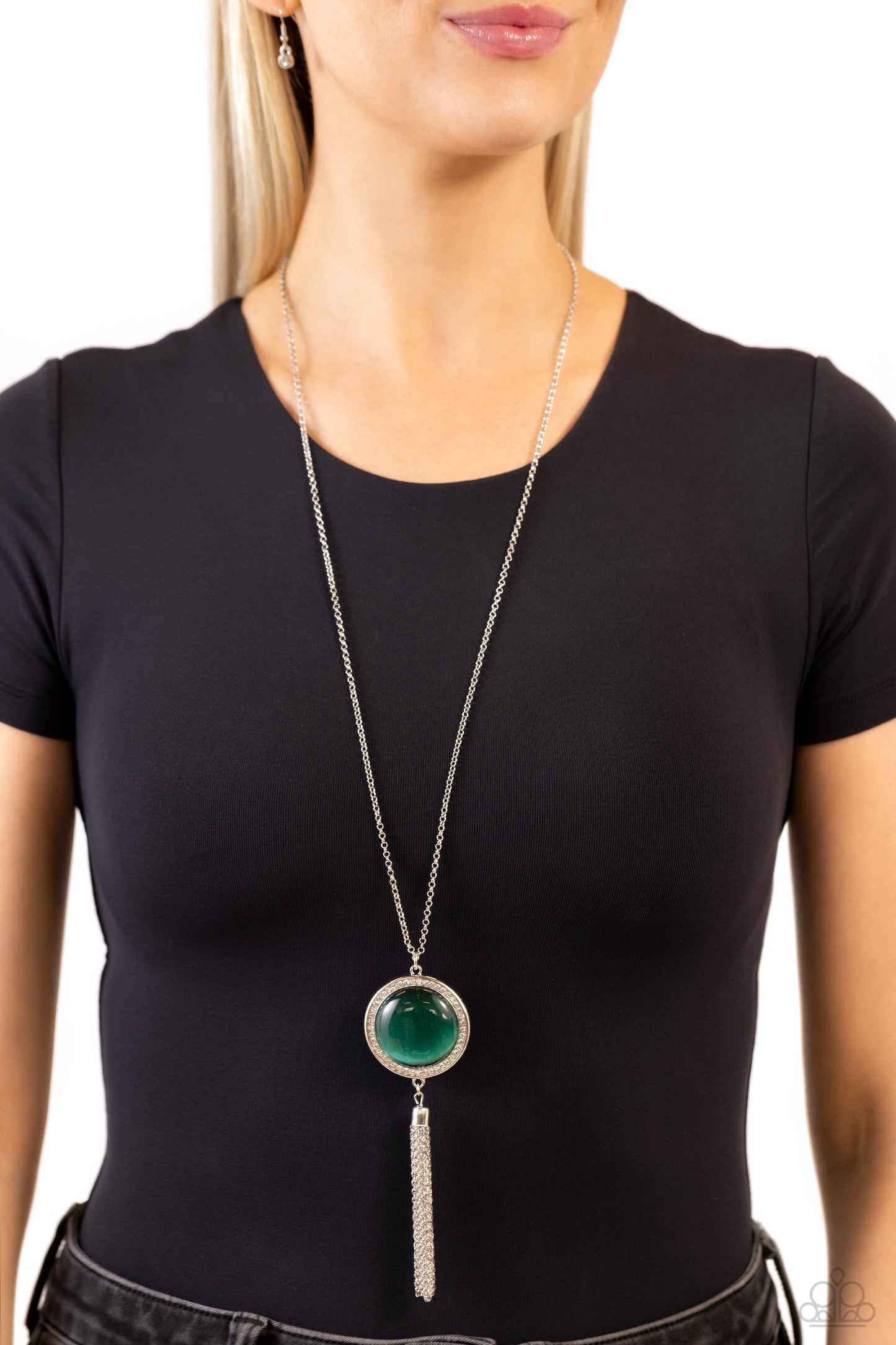 Tallahassee Tassel Paparazzi Accessories Necklace with Earrings - Green