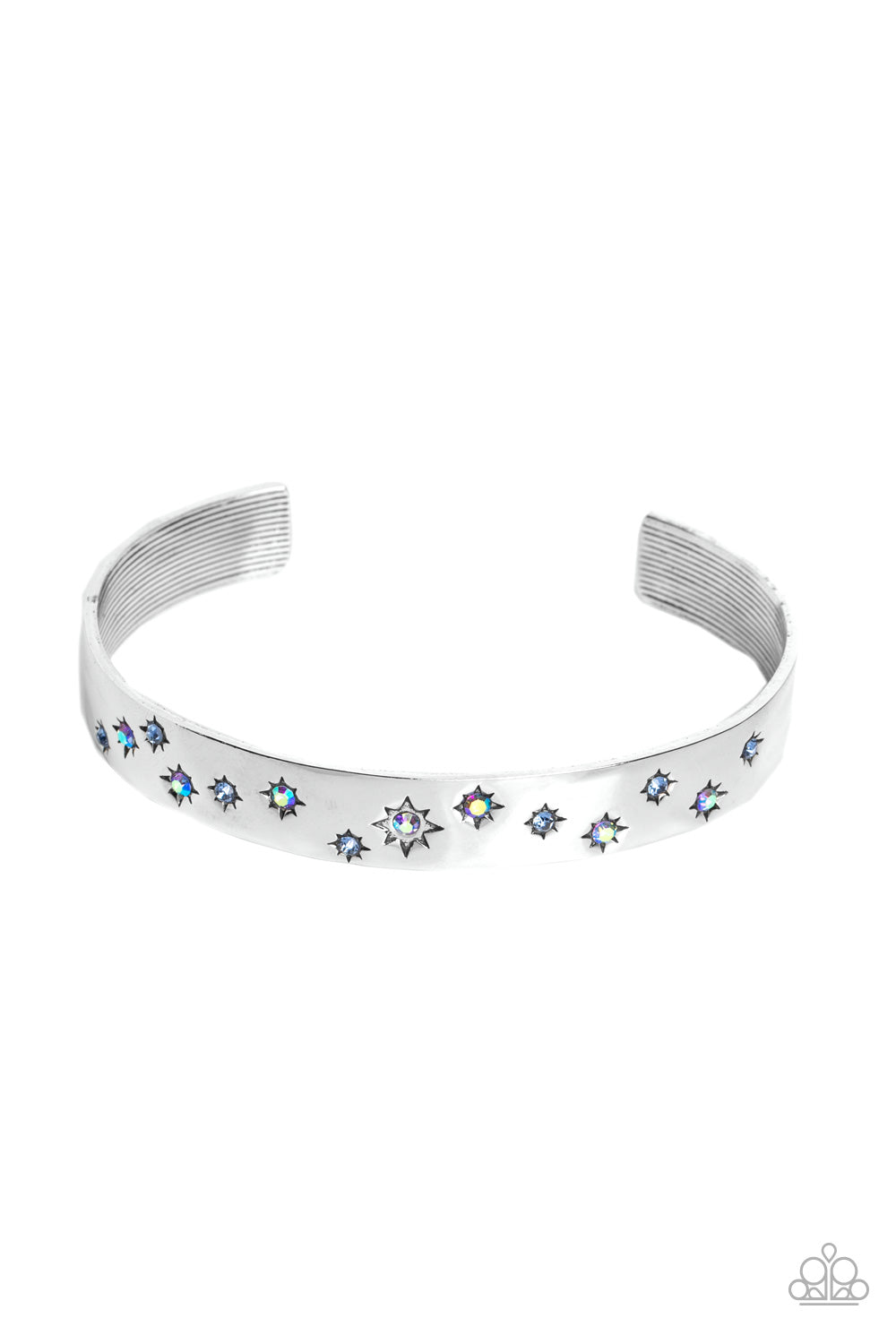 Starburst Shimmer Paparazzi Accessories Bracelet Blue