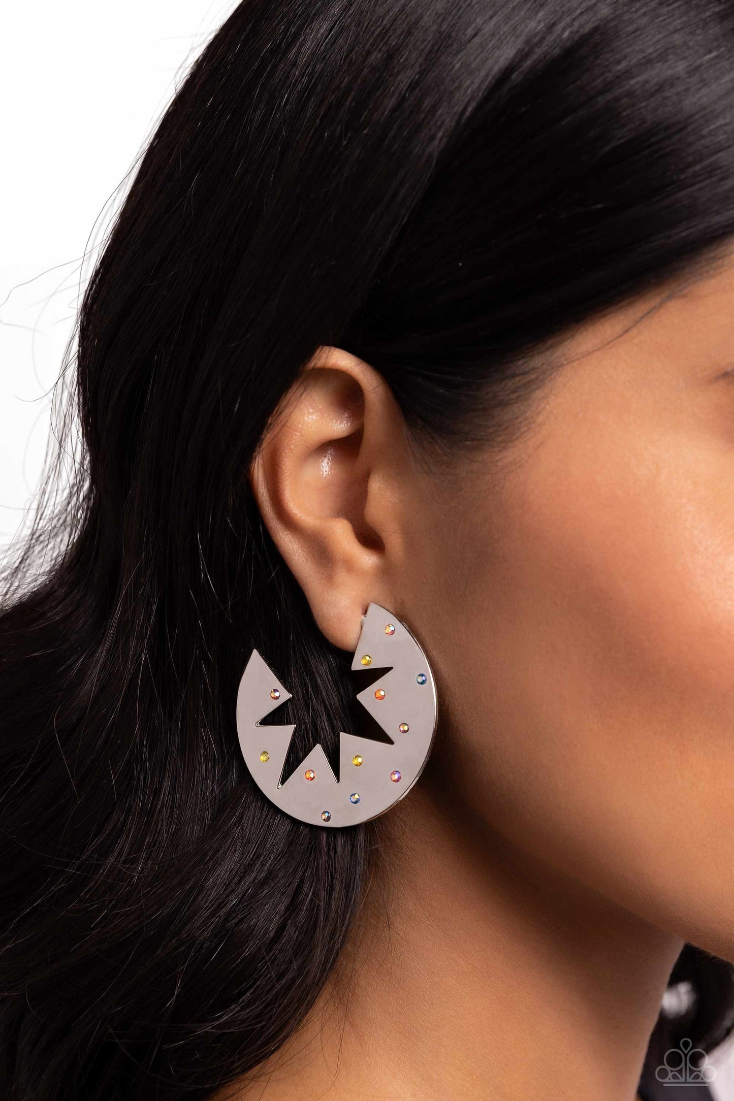 Starry Sensation Paparazzi Accessories Hoop Earrings - Multi