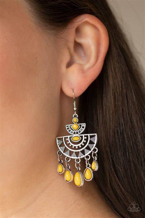 Sol Searching Paparazzi Accessories Earrings