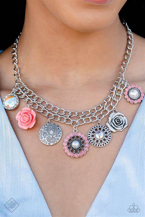 Garden Grace Paparazzi Accessories Necklace with Earrings