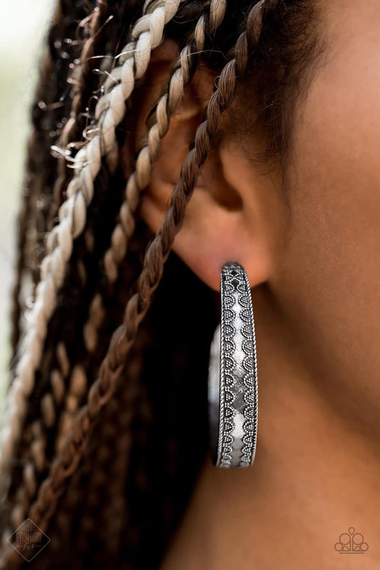 Textured Treasure Paparazzi Accessories Earrings