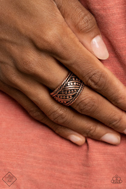 Slanted Shimmer Paparazzi Accessories Ring