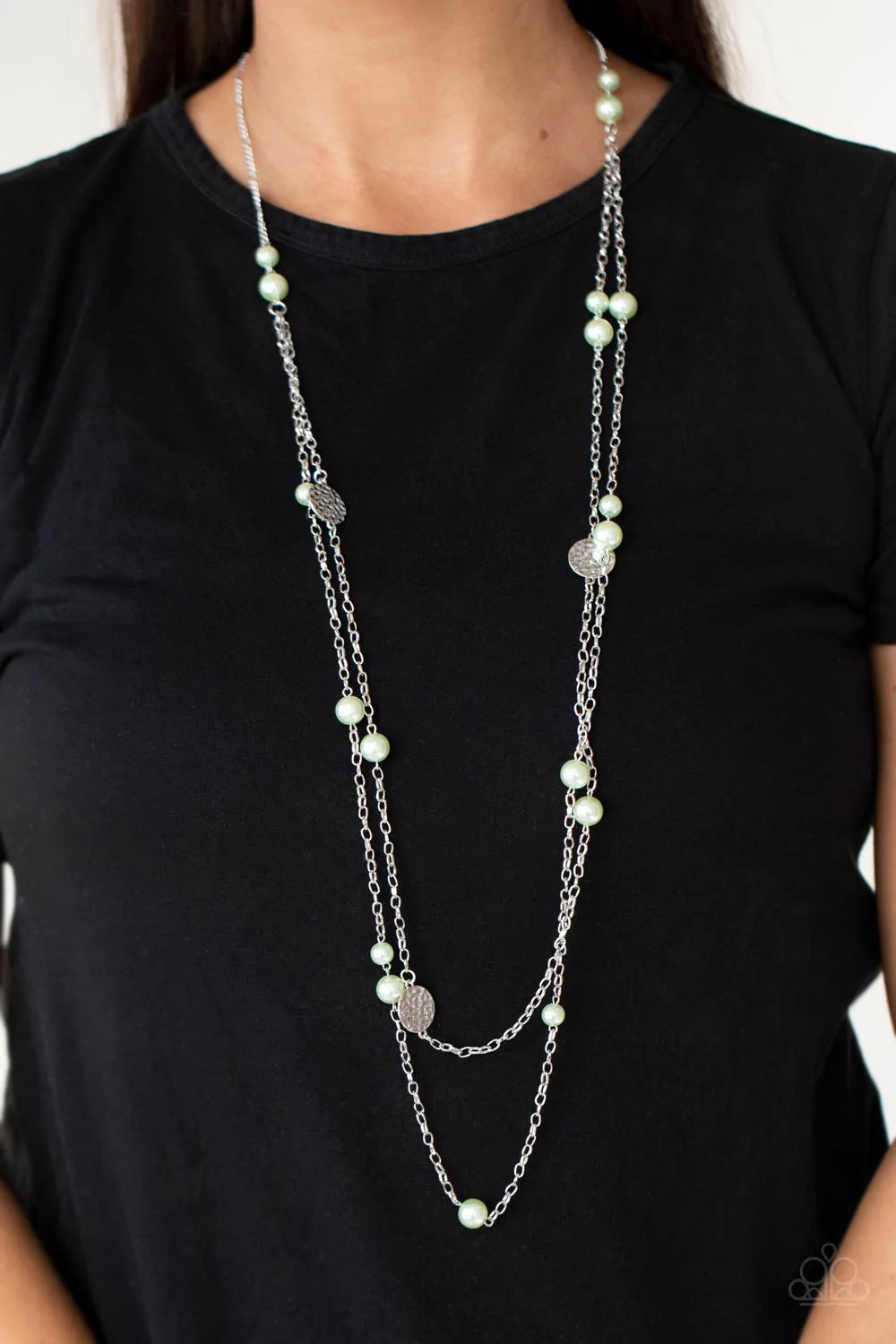 Sublime Awakening Paparazzi Accessories Necklaces with Earrings Green