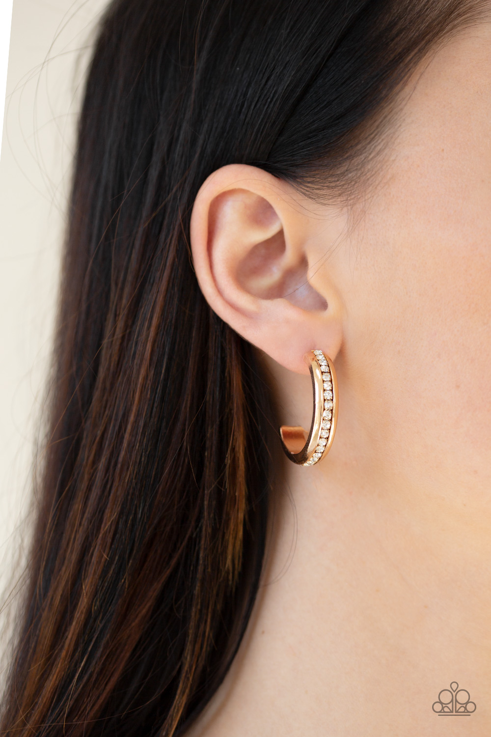 5th Avenue Fashionista Paparazzi Accessories Copper Hoop Earrings