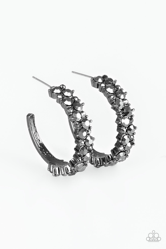 Glittery Galaxy | Paparazzi Hoop Earrings
