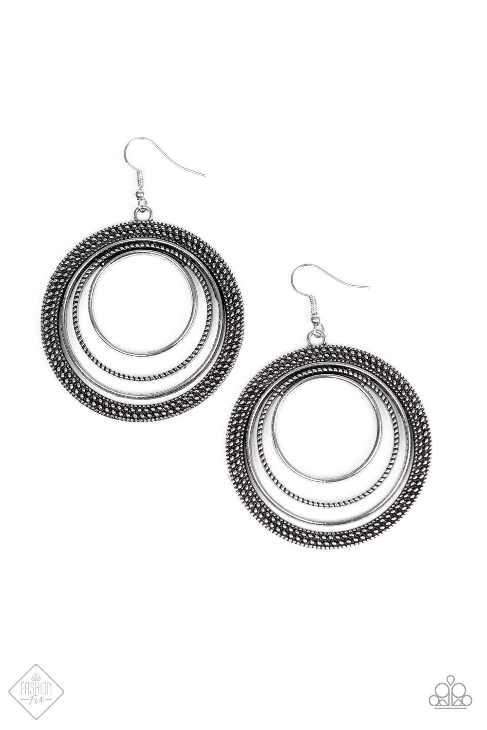 Totally Textured Paparazzi Accessories Earrings