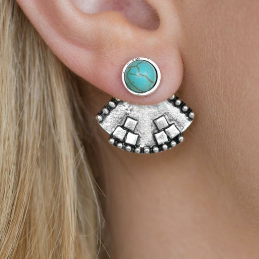 Stylish Santa Fe Paparazzi Accessories Earrings