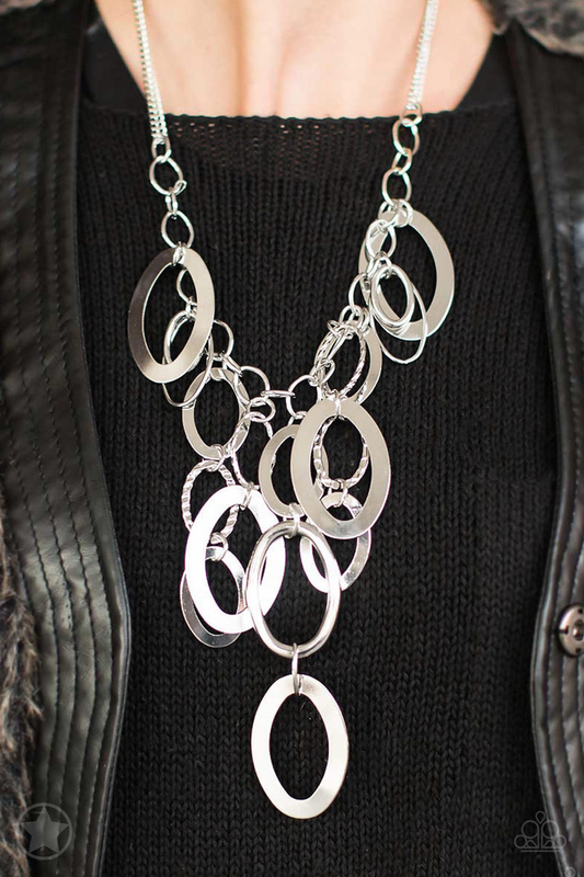 Best Seller!! A Silver Spell Necklace With Earrings