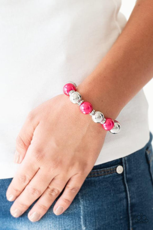 Not So Sorry Pink Paparazzi Accessories Bracelet